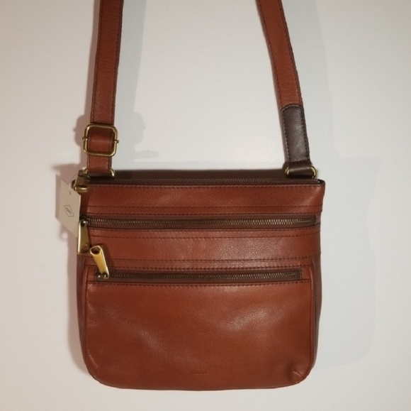 Fossil Voyager Leather Crossbody | Poshmark